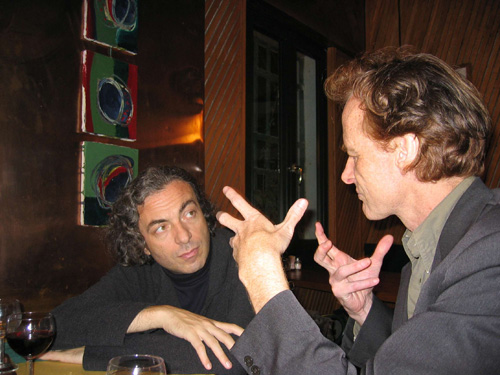 ALBERTO CAPRIOLI AND BEAT FURRER VENICE, OCTOBER 2004, PHOTO PENELOPE MESSIDI