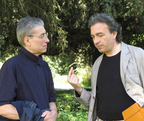 ALBERTO CAPRIOLI AND GILBERTO CAPPELLI - SERMONETA, GIARDINI DI NINFA, JULY 2009
