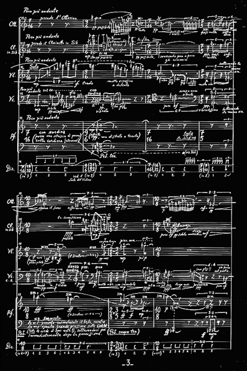 ALBERTO CAPRIOLI, VOR DEM SINGENDEN ODEM (1990), PAG. 3 DELLA PARTITURA