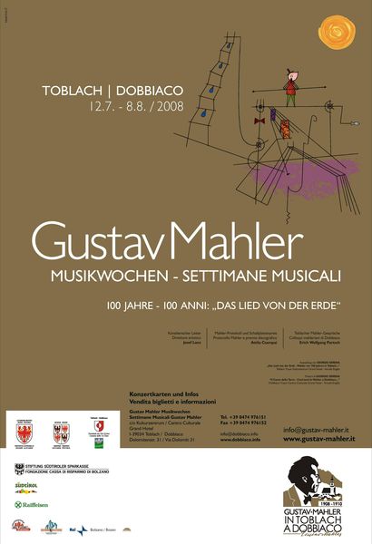 SETTIMANE MUSICALI GUSTAV MAHLER, DOBBIACO 2008